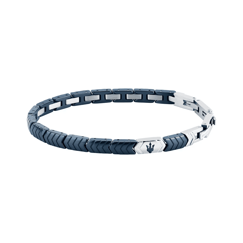 Maserati Bracciale Ceramic Uomo Blu JM226ATZ87