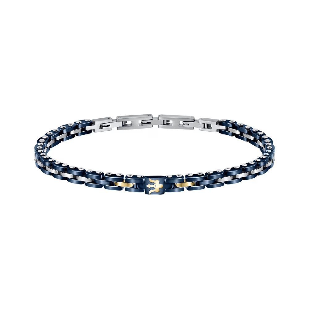 Maserati Bracciale Ceramic Uomo Blu JM420ATI01