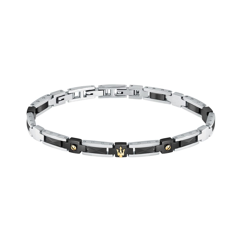 Maserati Bracciale Ceramic Uomo Nero JM423ATZ30