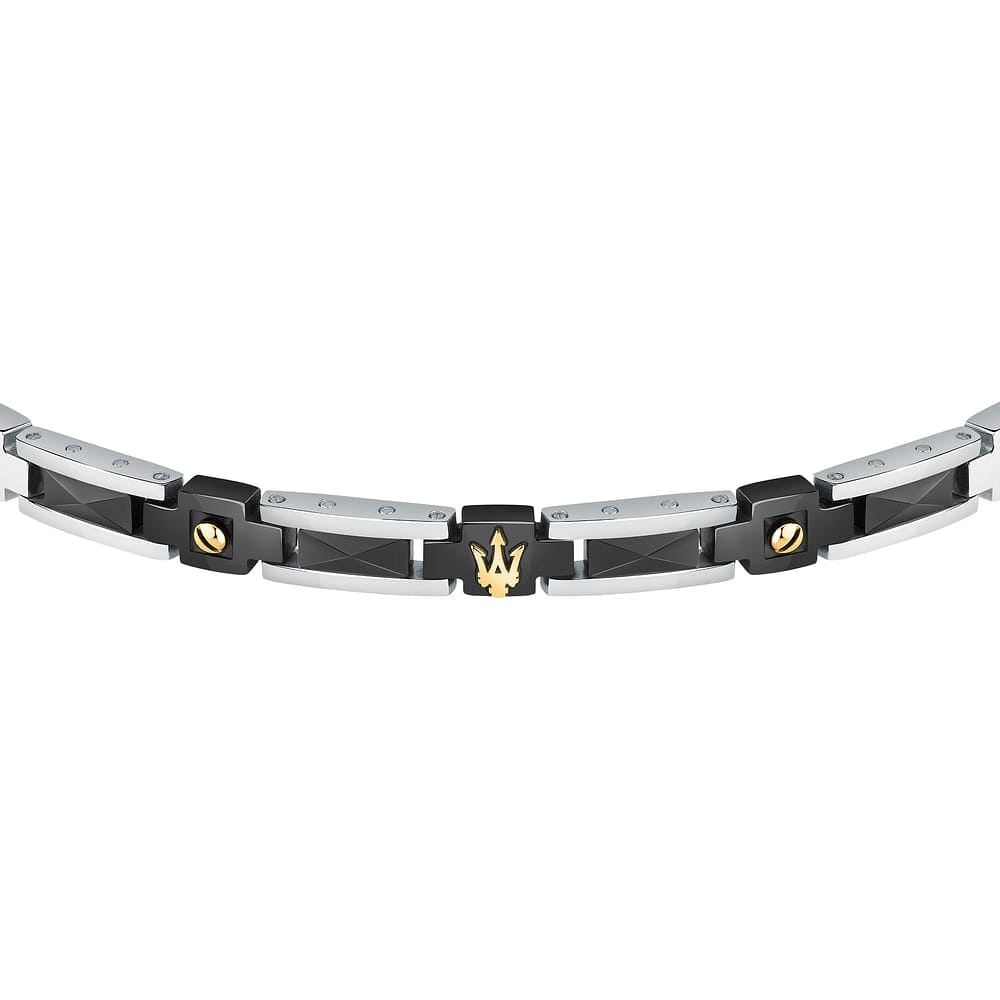 Maserati Bracciale Ceramic Uomo Nero JM423ATZ30