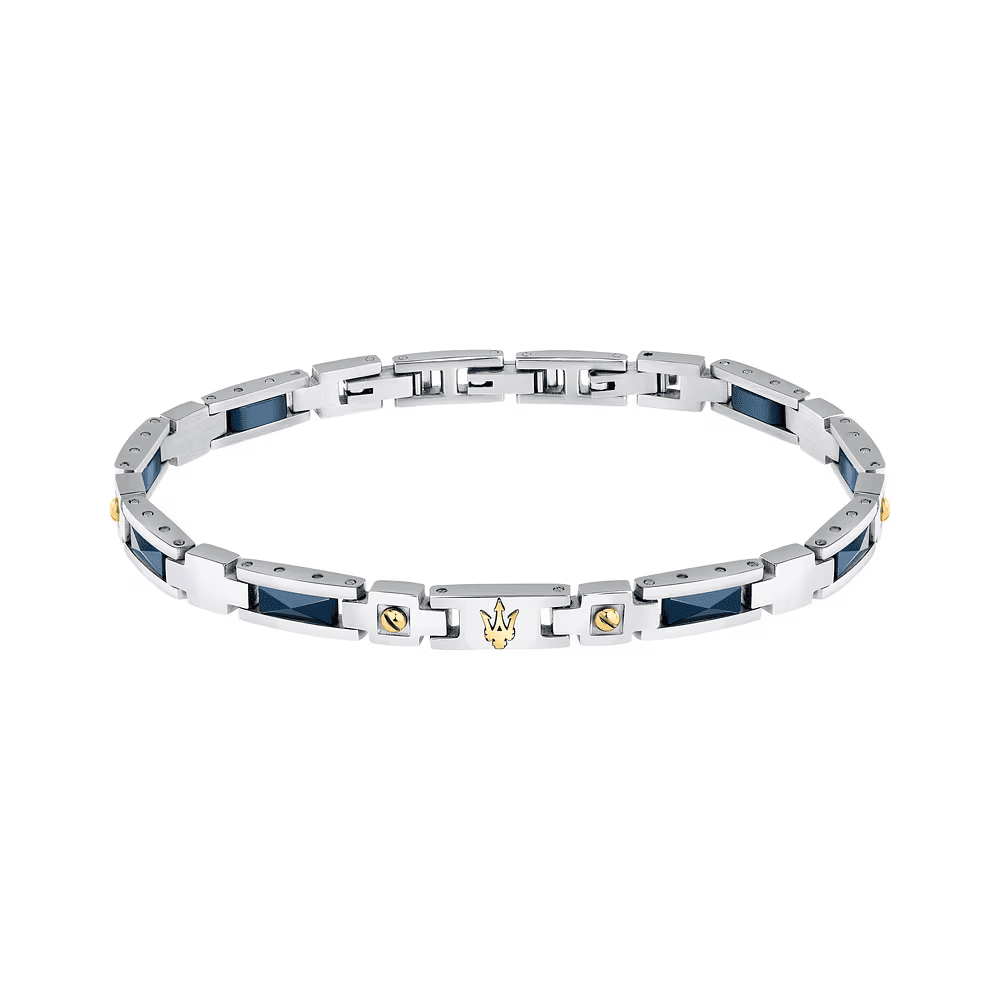 Maserati Bracciale Ceramic Uomo Blu JM423ATZ31