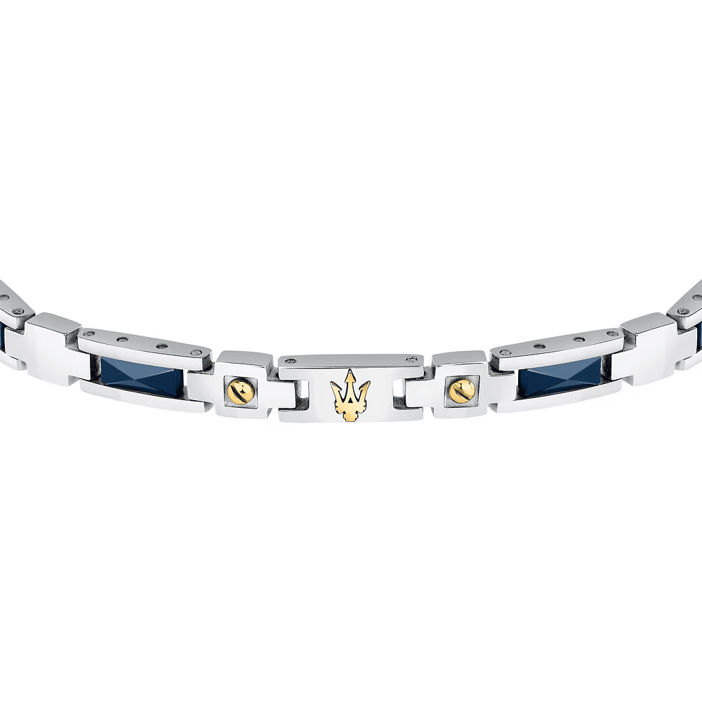 Maserati Bracciale Ceramic Uomo Blu JM423ATZ31