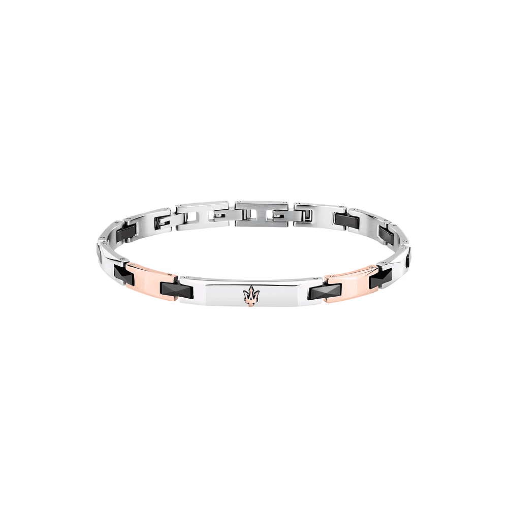 Maserati Bracciale Ceramic Uomo Nero JM424ATZ50