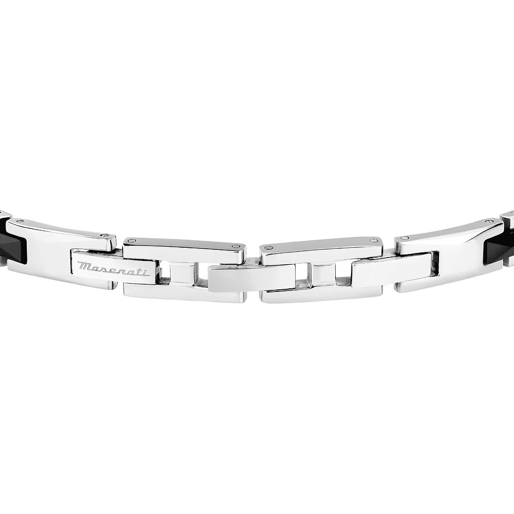 Maserati Bracciale Ceramic Uomo Nero JM424ATZ50