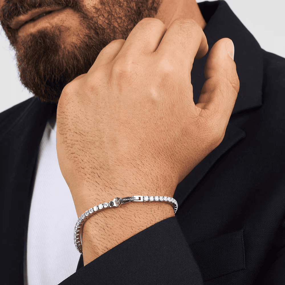 Maserati Bracciale Tennis Uomo JM425AVDC12