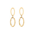 Orecchini Pendenti Charm Ovali Oro 9kt – Ambrosia KAOZ015