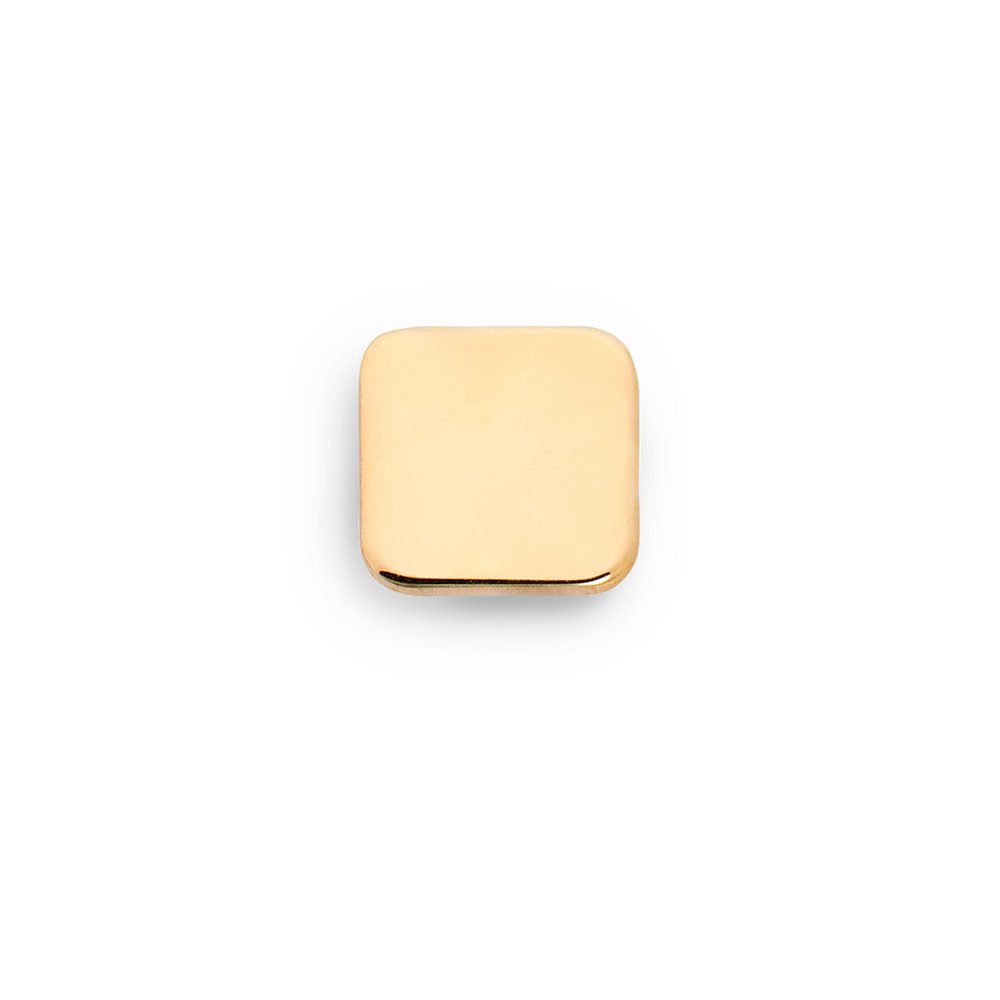 Mono Orecchino Quadrato Oro 9kt – Ambrosia KAOZ024