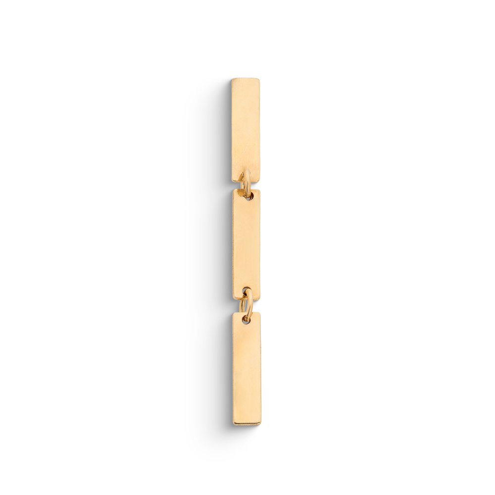 Mono Orecchino Catena Barre Oro 9kt – Ambrosia KAOZ032