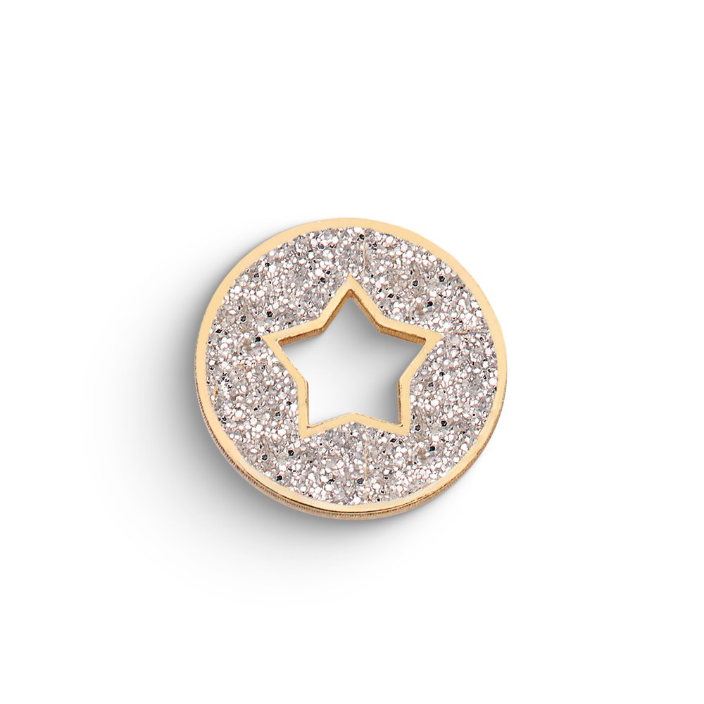 Mono Orecchino Tondo Glitter Stella Oro 9kt – Ambrosia KAOZ038
