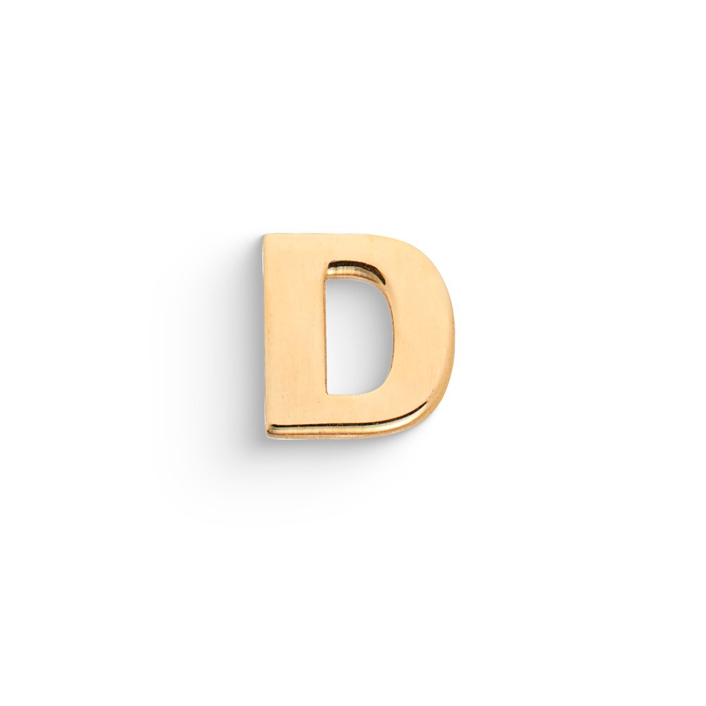Mono Orecchino Lettera D Oro 9kt – Ambrosia KAOZ056