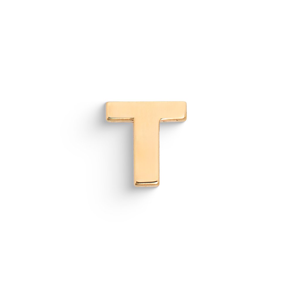 Mono Orecchino Lettera T Oro 9kt – Ambrosia KAOZ072