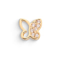 Mono Orecchino Farfalla Zirconi Oro 9kt – Ambrosia KAOZ082