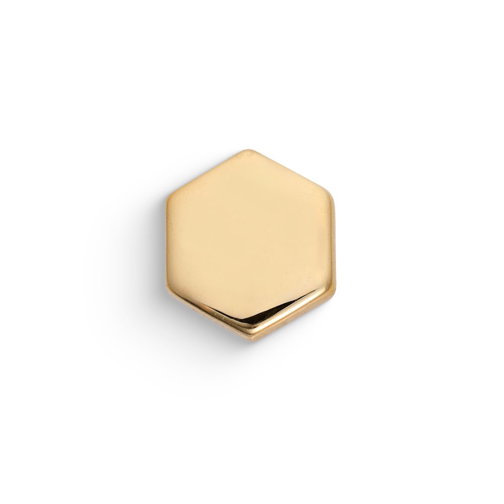 Mono Orecchino Esagonale Oro 9kt – Ambrosia KAOZ092