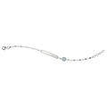 NANAN | Bracciale catena Targhetta Orsetto Azzurro | NAN0108