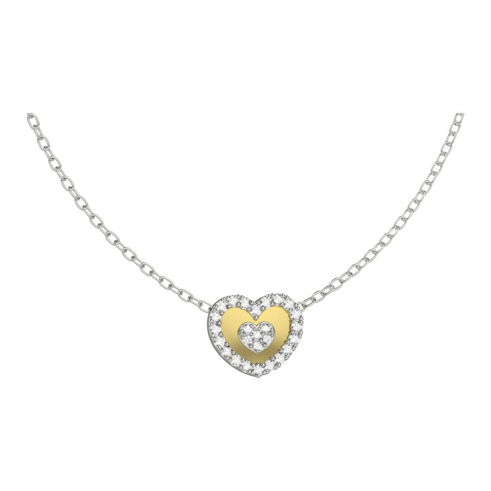 NANAN | Collana Cuore nel Cuore Silver | NAN0638