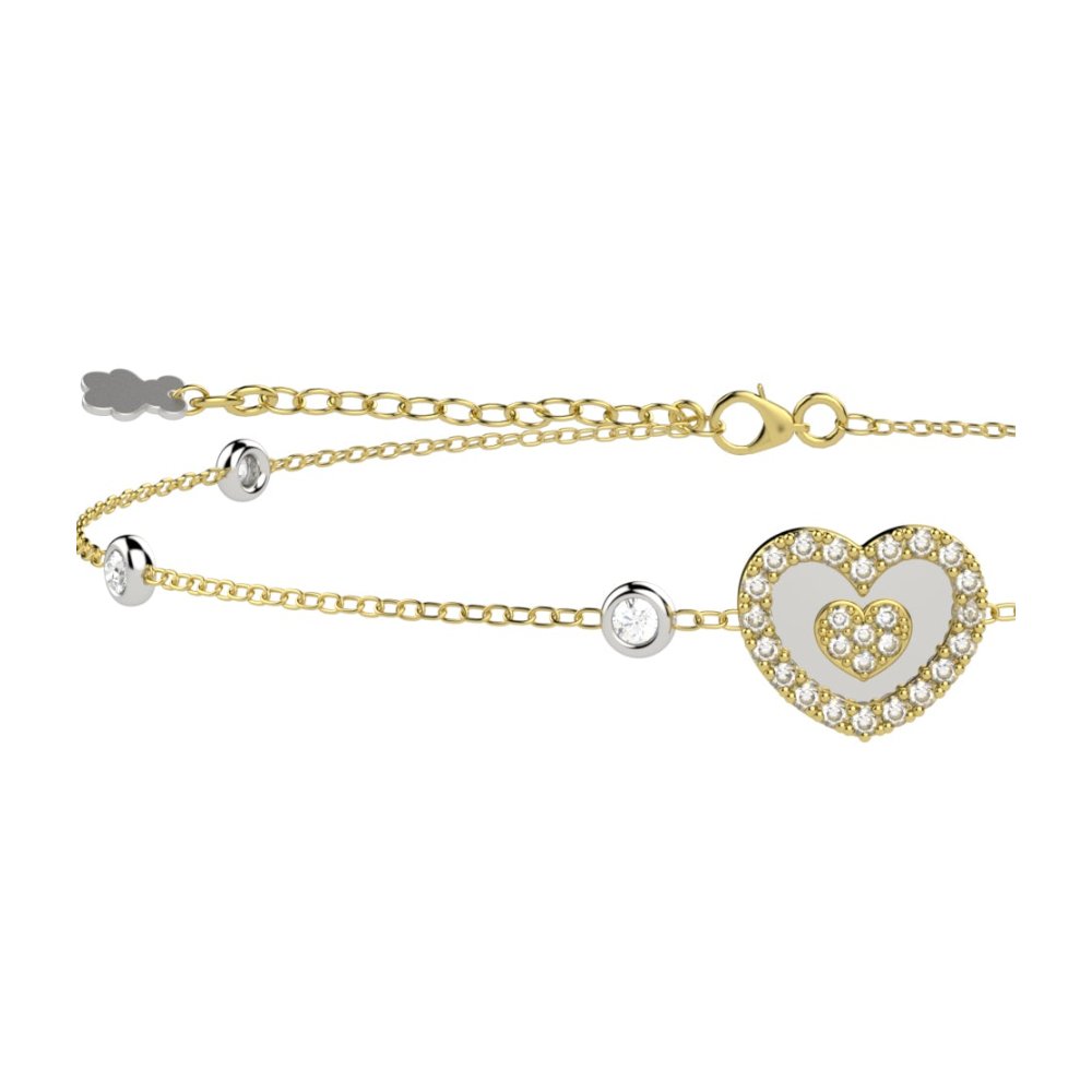 NANAN | Bracciale Cuore nel Cuore Oro | NAN0641