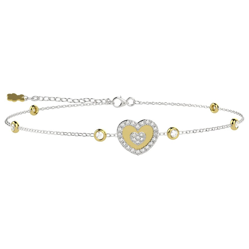 NANAN | Bracciale Cuore nel Cuore Silver | NAN0642