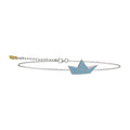 NANAN | Bracciale Origami Barchetta Azzurro | NAN0703