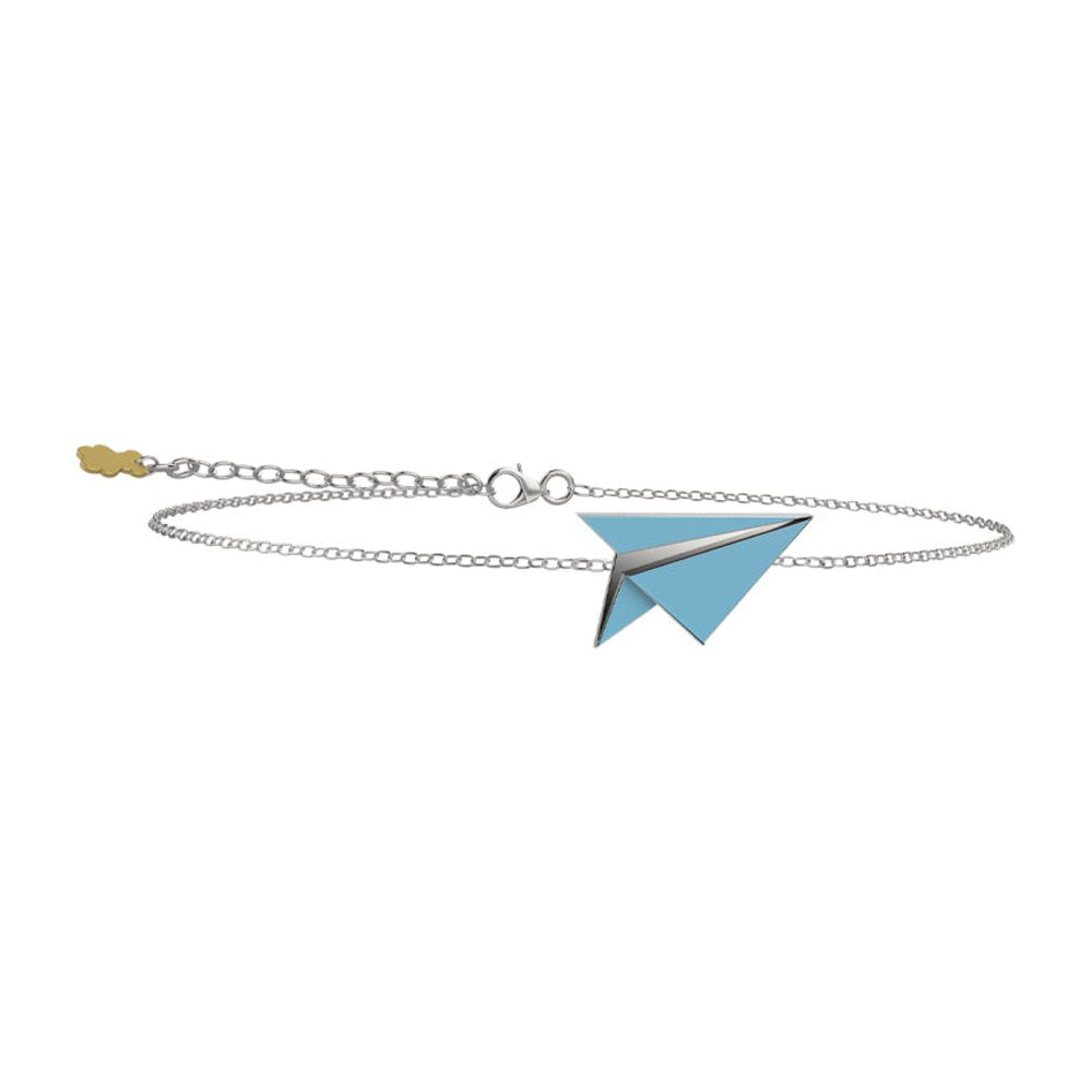 NANAN | Bracciale Origami Aeroplanino Azzurro | NAN0705