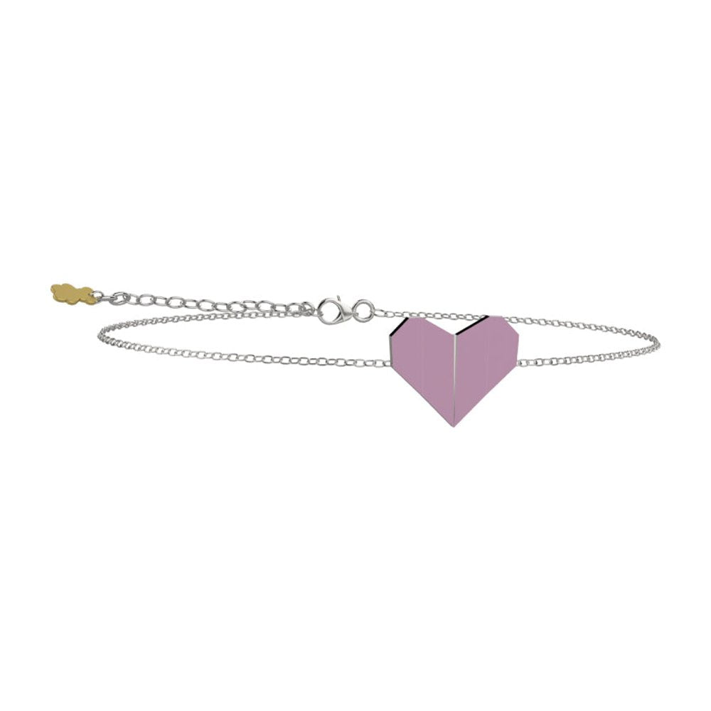 NANAN | Bracciale Origami Cuore Lilla | NAN0712