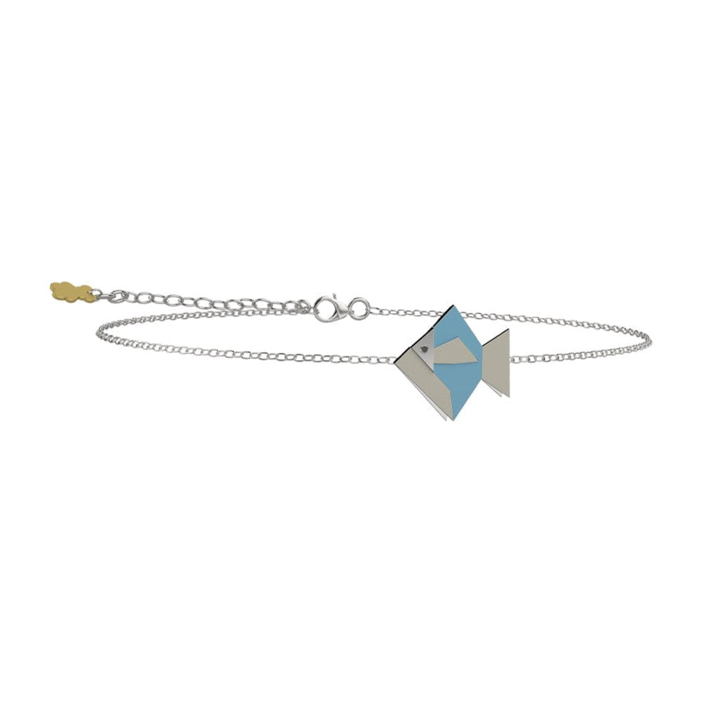 NANAN | Bracciale Origami Pesciolino Azzurro | NAN0719