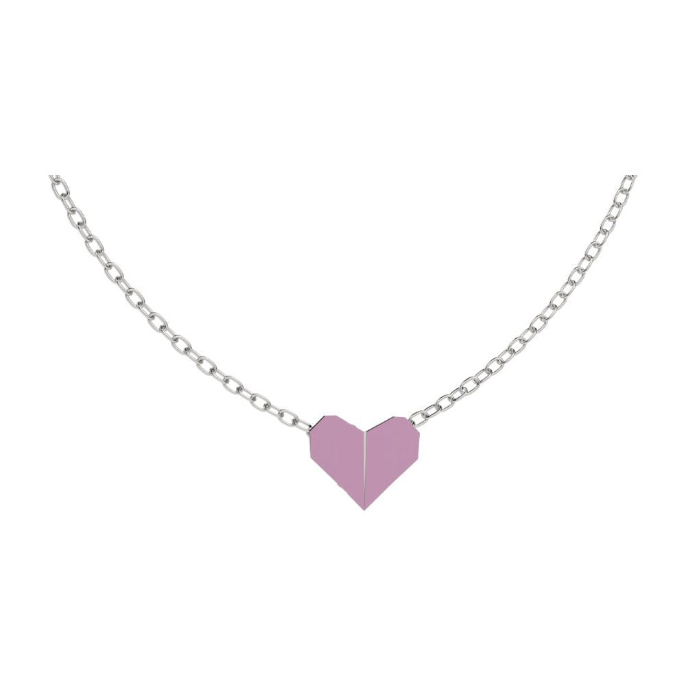 NANAN | Collana Origami Cuore Lilla | NAN0732