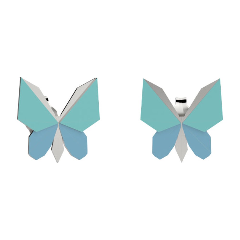NANAN | Orecchini Origami Farfalla Turchese | NAN0743