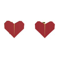 NANAN | Orecchini Origami Cuore Rosso | NAN0746