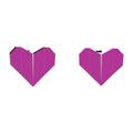 NANAN | Orecchini Origami Cuore Fucsia | NAN0749