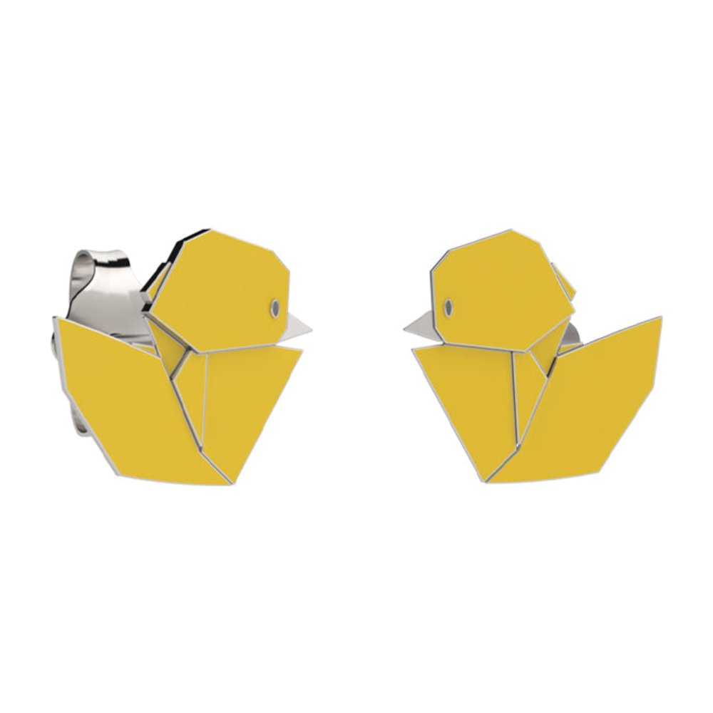 NANAN | Orecchini Origami Paperella Argento | NAN0751