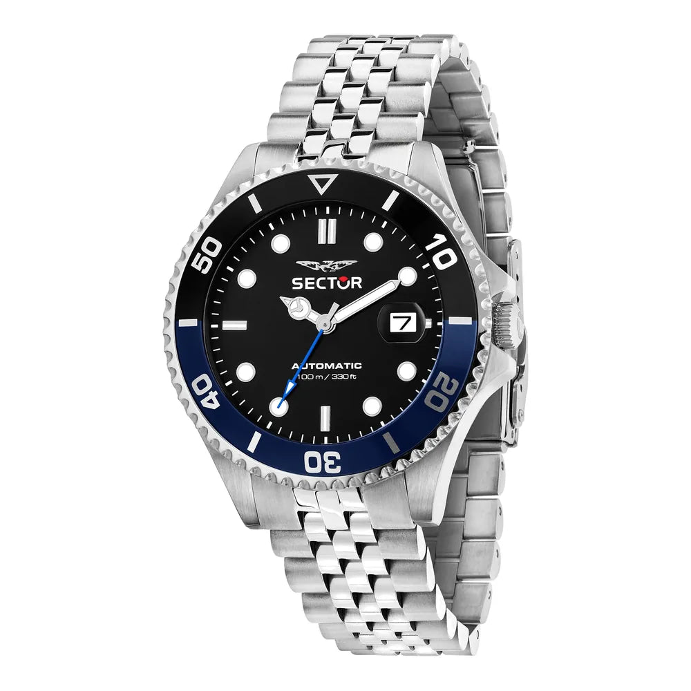 Sector 230 43 mm quadrante nero R3223161016