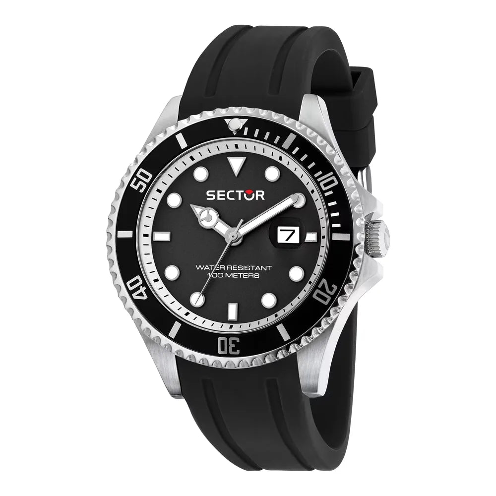 Sector 230 43 mm quadrante nero R3251161062