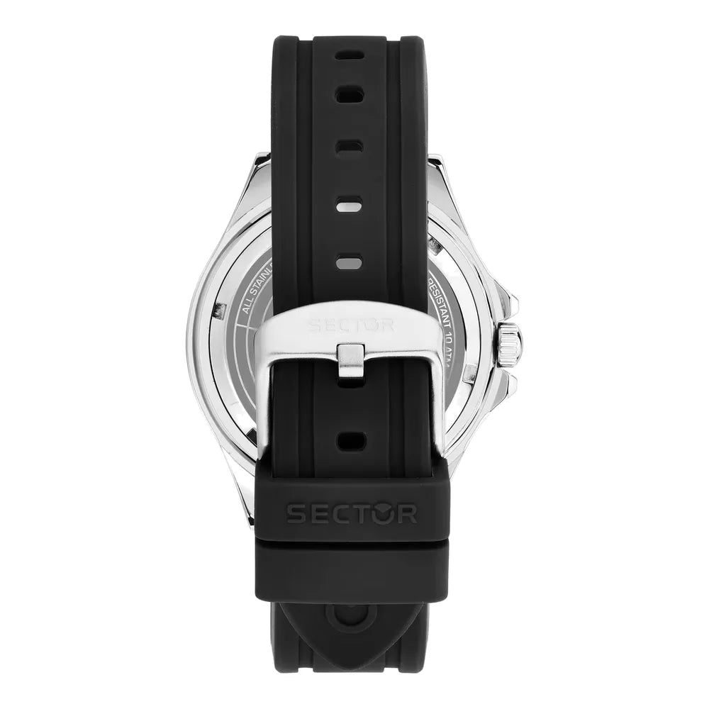 Sector 230 43 mm quadrante nero R3251161062