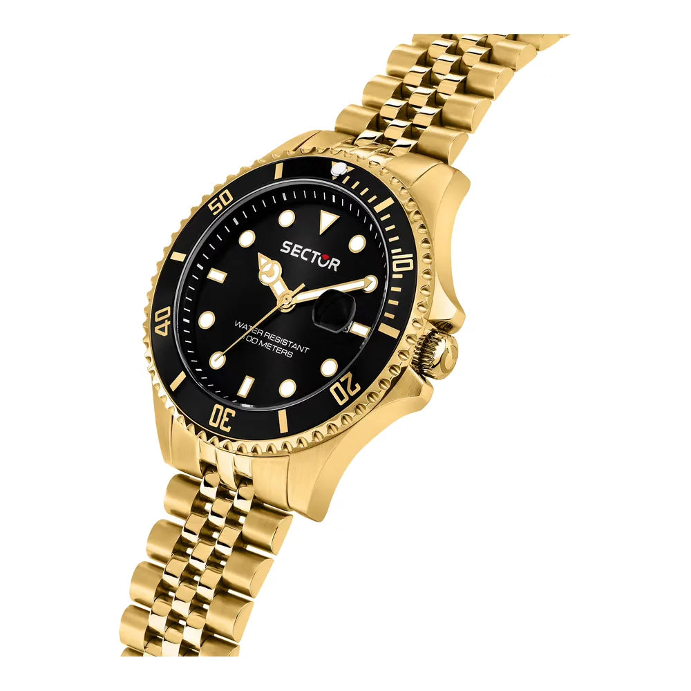Sector 230 43 mm quadrante nero R3253161051