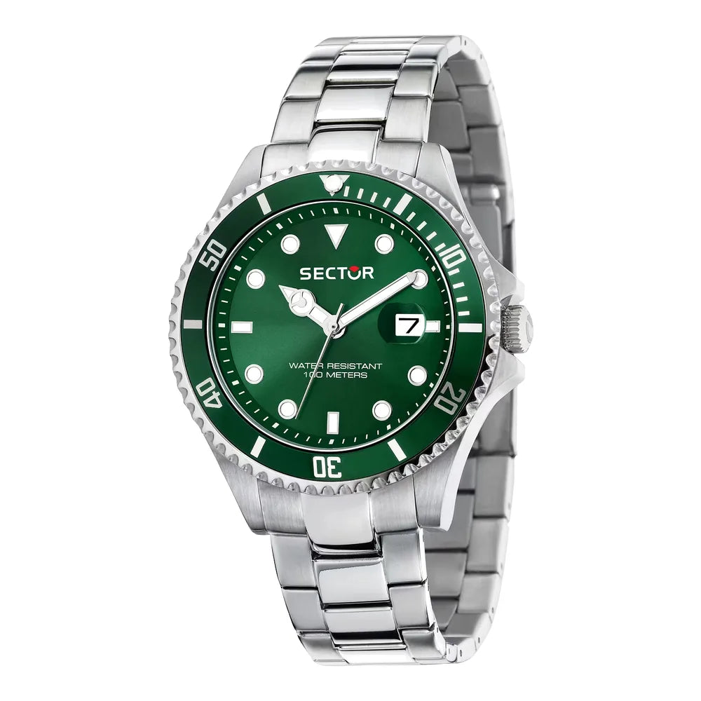 Sector 230 43 mm quadrante verde R3253161059