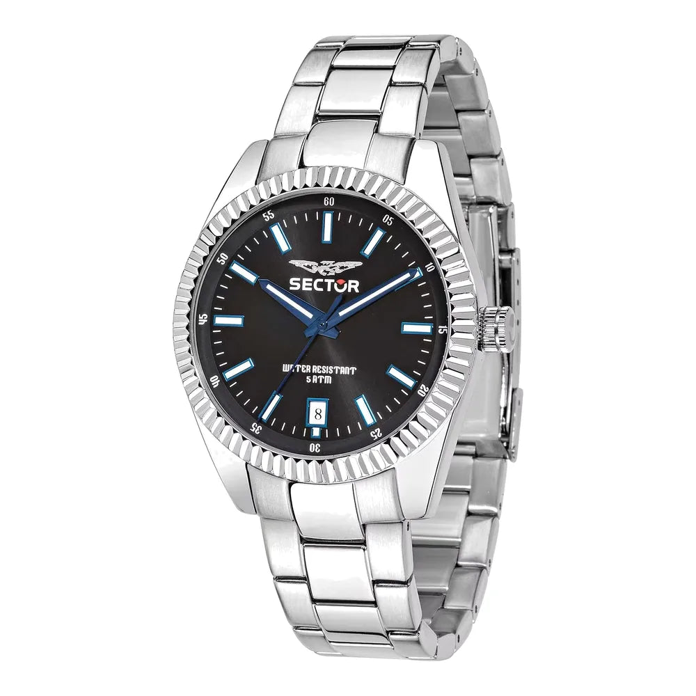 Sector 240 41 mm quadrante nero R3253476001