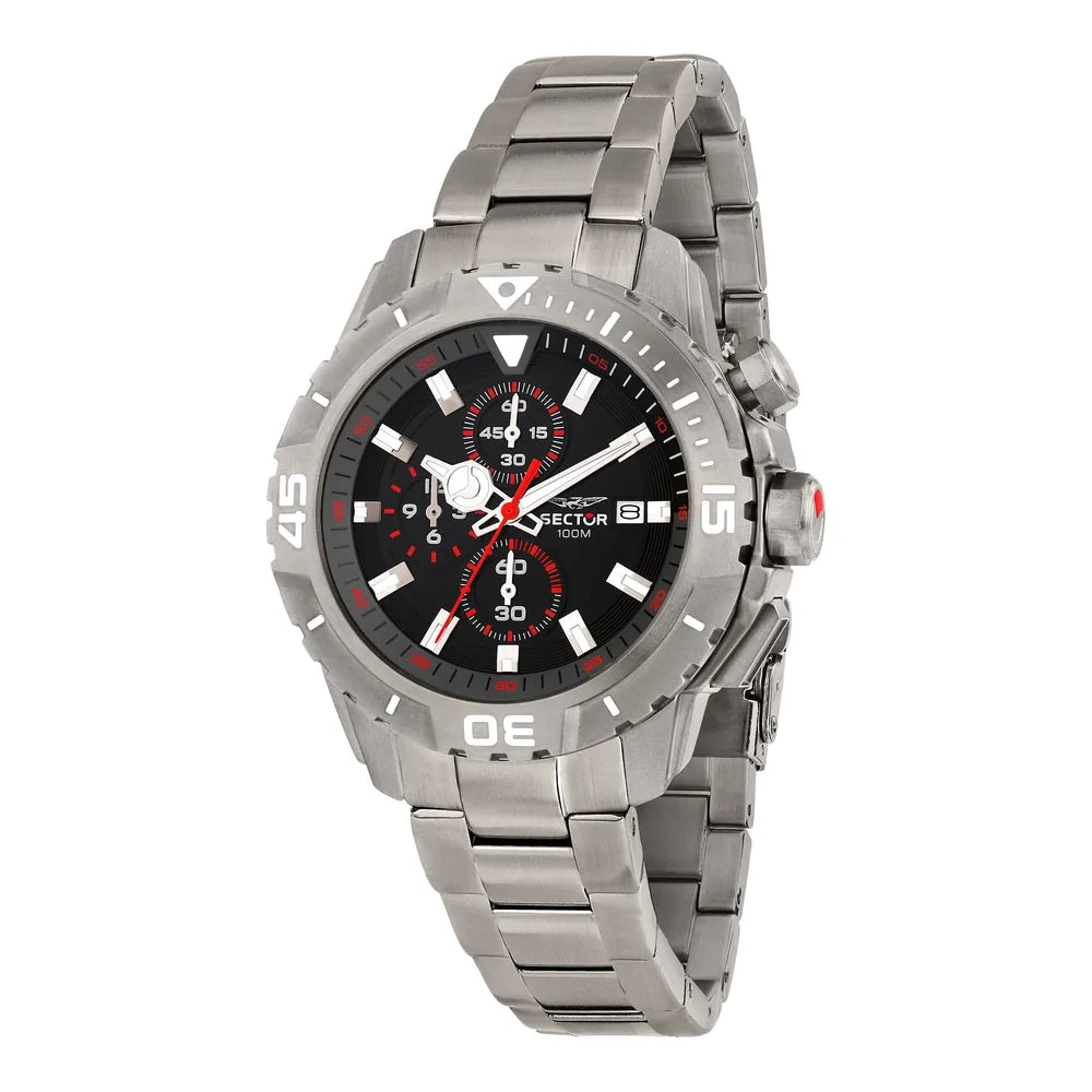 Sector Legend 43 mm titanio quadrante nero R3273735006