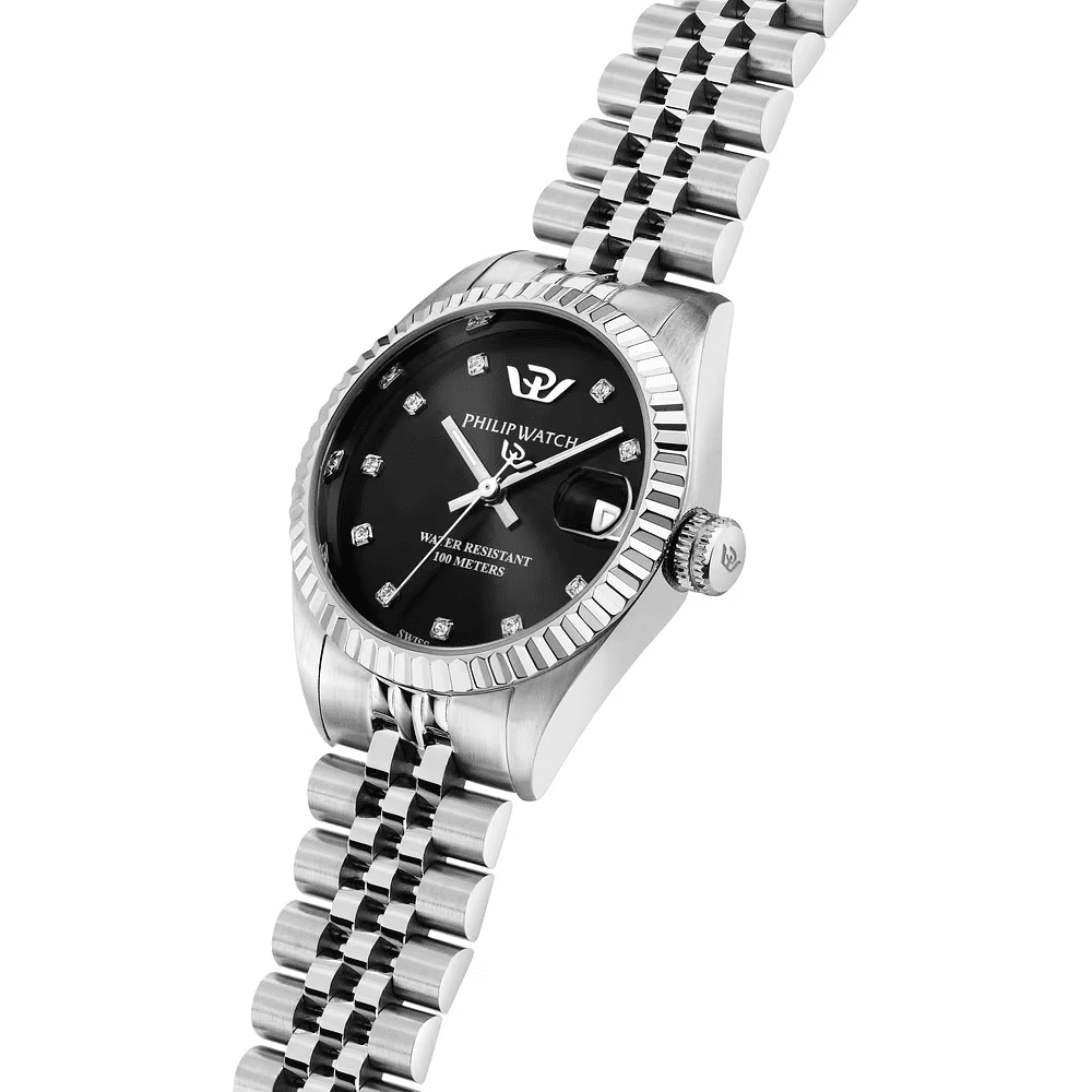 PHILIP WATCH | Caribe Urban 31 mm Nero con Diamanti
