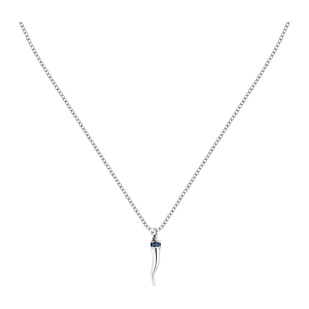 Morellato Collana Motown in Acciaio e Cristalli Blu SABH45