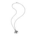 Collana Marine in acciaio bicolore e cristalli Sector SADQ01 da uomo, colore argento e nero