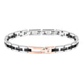 Sector Bracciale Ceramic in Acciaio e Ceramica con Diamante SAFR47