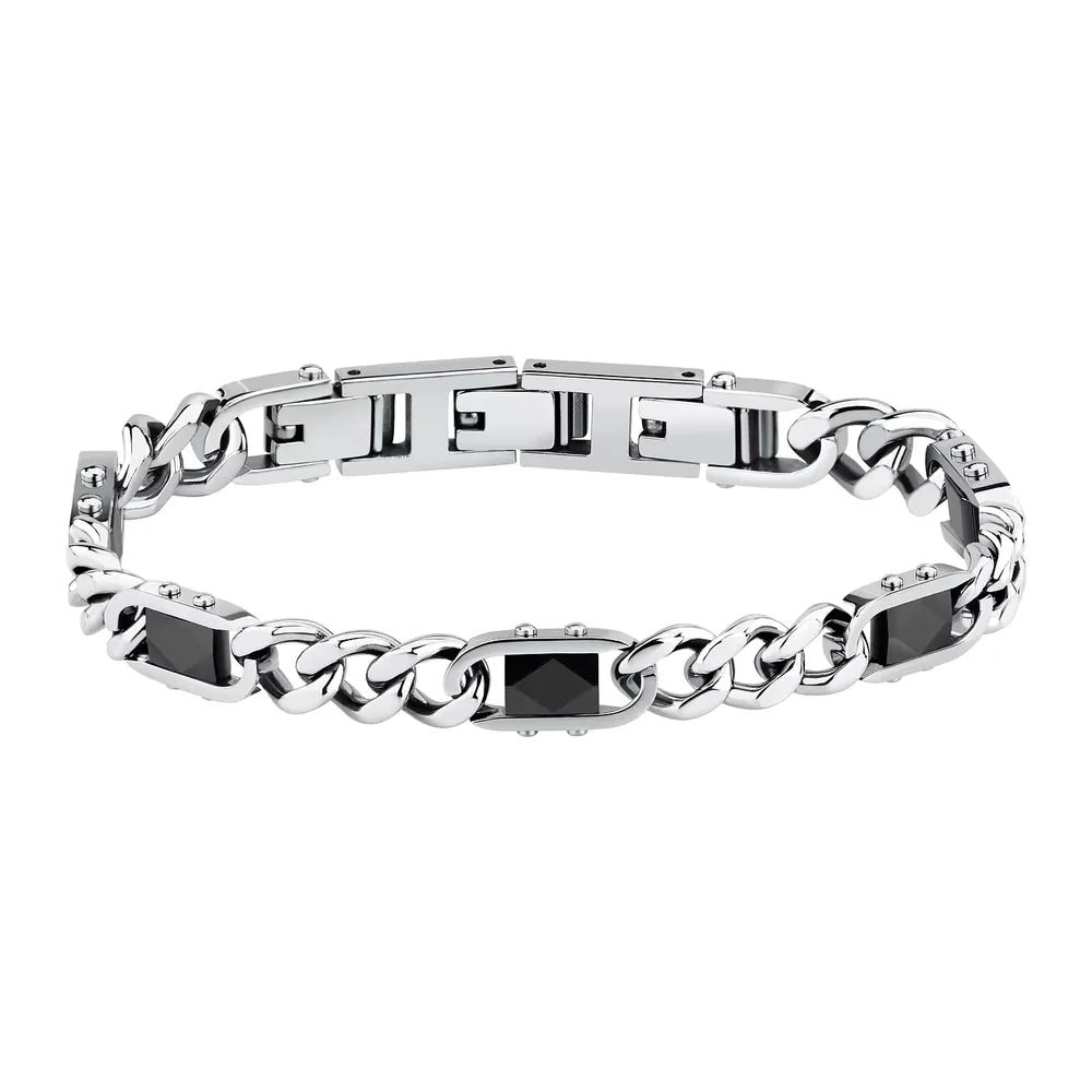 Sector Bracciale Ceramic in Acciaio e Ceramica SAFR64