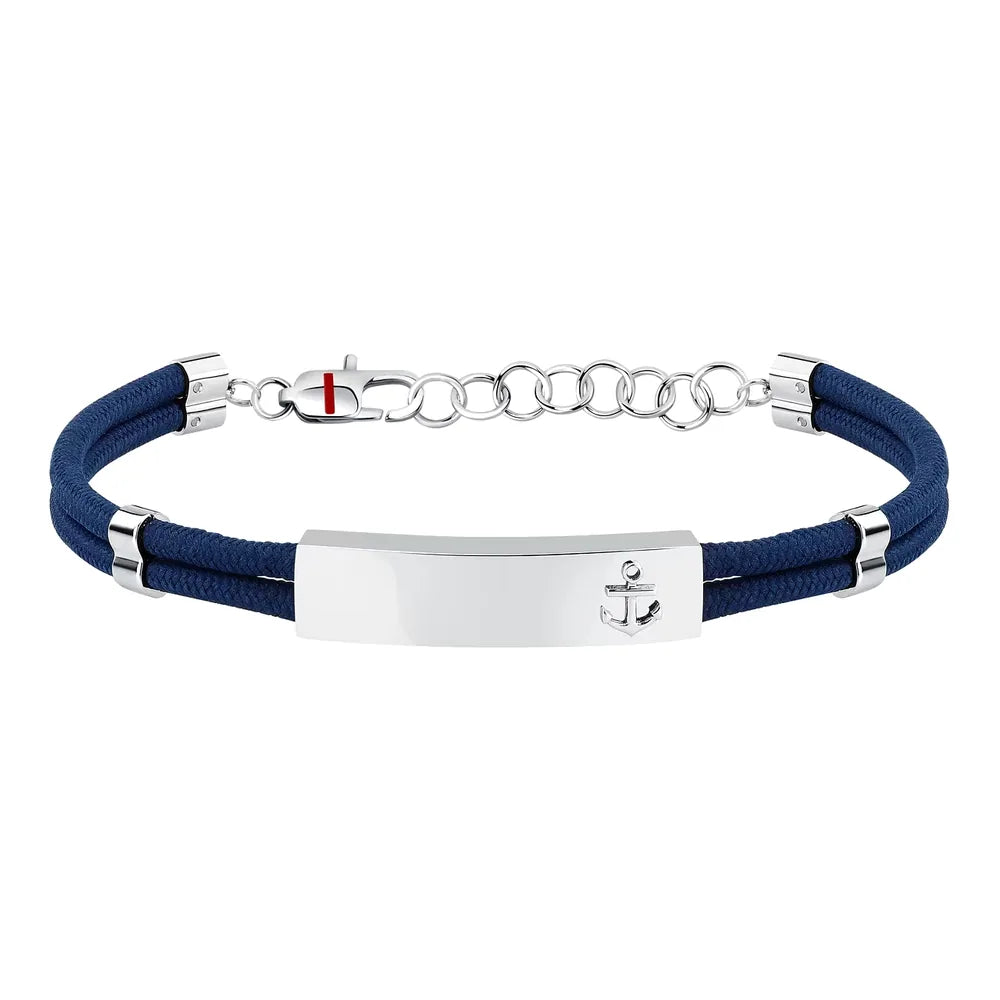 Sector Bracciale Marine in Acciaio e Cordino SAGJ50