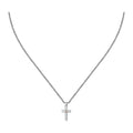 Collana Spirit in acciaio Sector SZQ29 da uomo, colore argento con dettaglio oro rosa