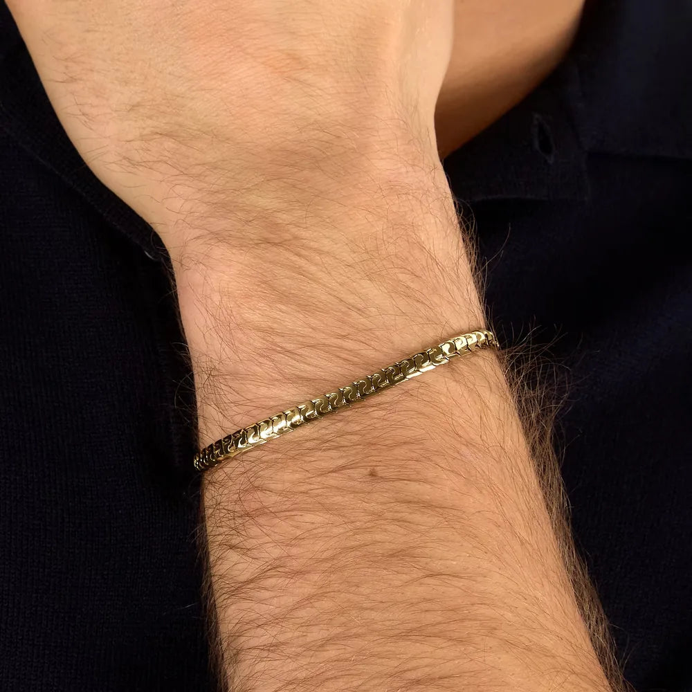 Sector Bracciale Basic in Acciaio Dorato SZS150