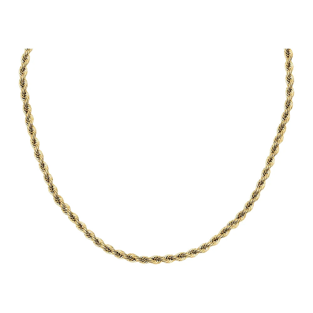 Collana Basic in acciaio dorato Sector SZS153 da uomo, colore oro giallo lucido