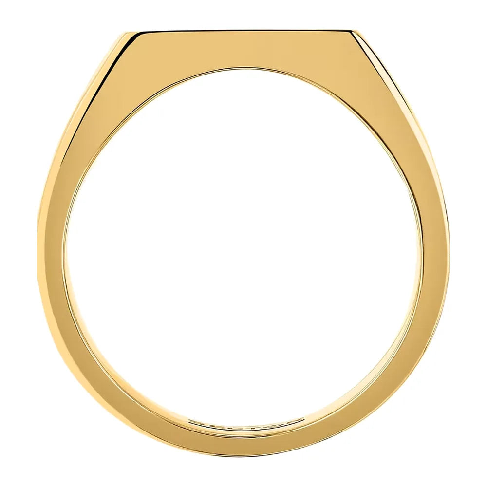 Sector Anello Basic in Acciaio Dorato SZS164025