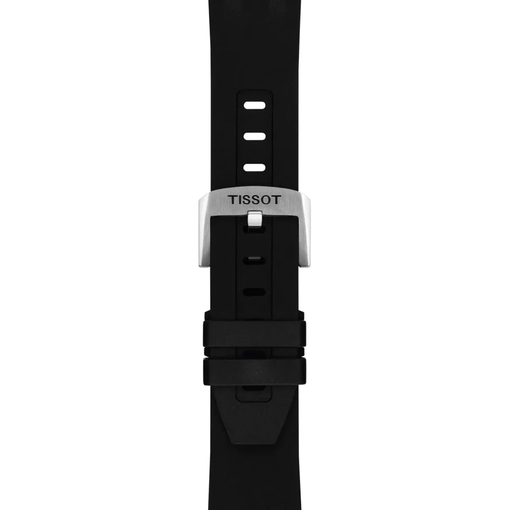 Tissot Supersport Chrono 42 mm, cinturino in caucciù nero