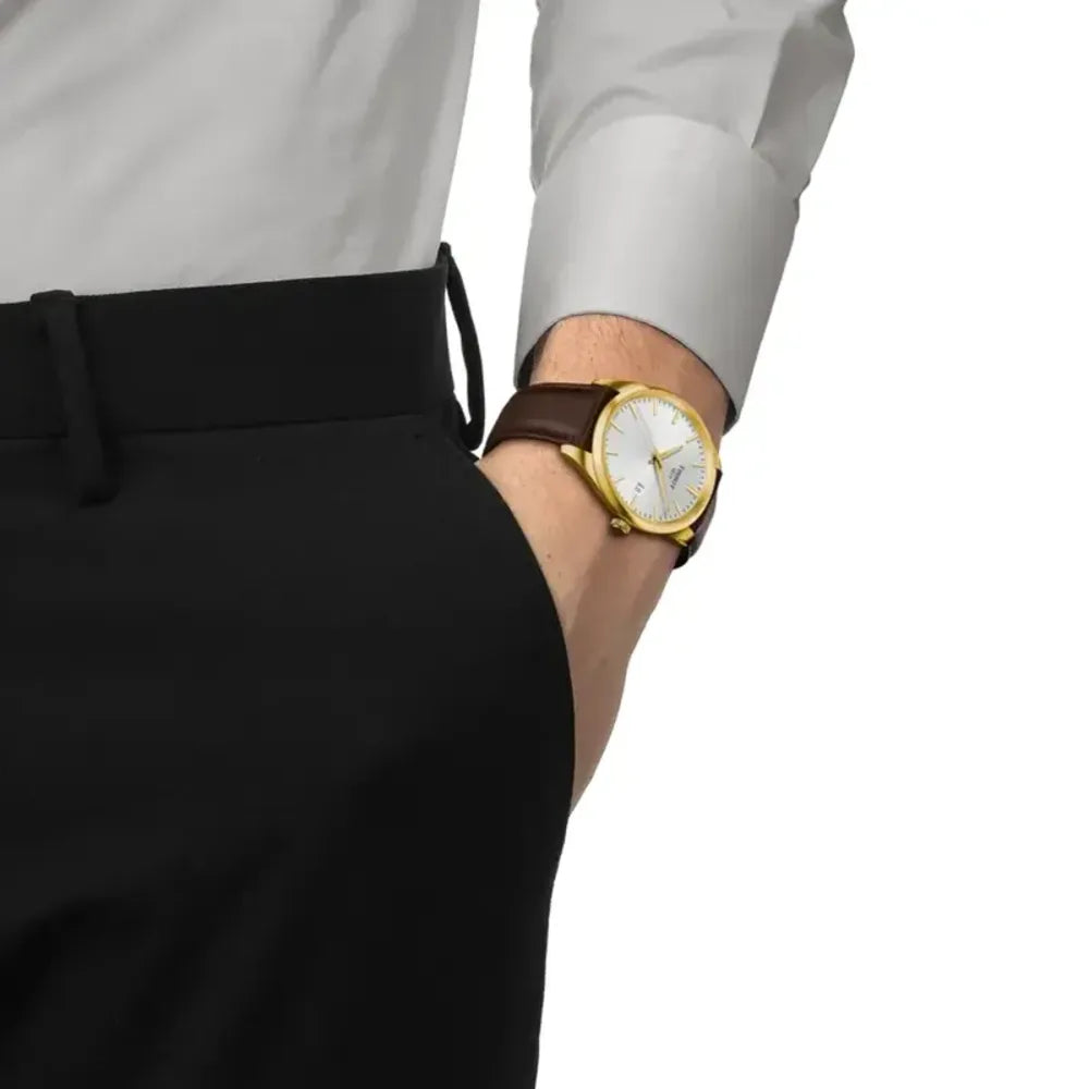 Tissot PR 100 40 mm oro al polso