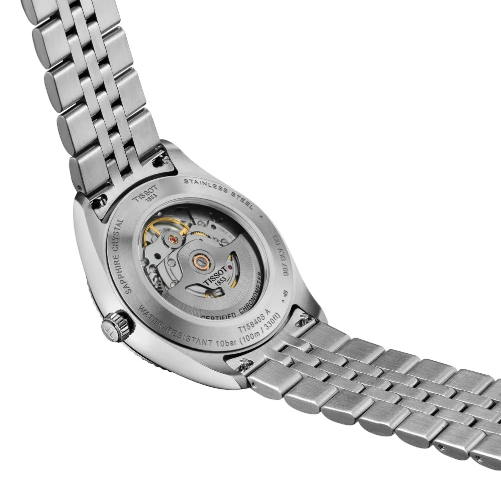 Tissot Ballade 39 mm, fondello trasparente Powermatic 80 COSC
